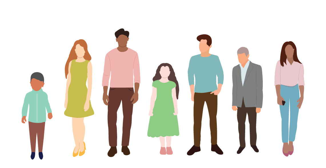 resilient-okc-community-illustration illustration of a divers community